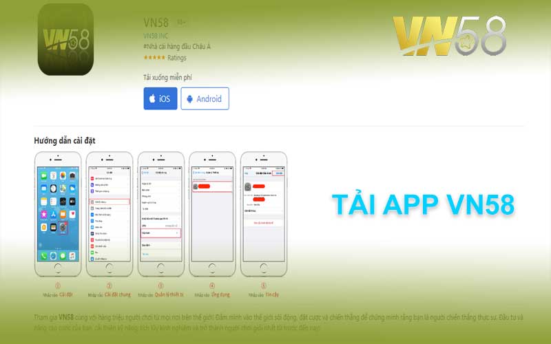 TẢI APP VN58