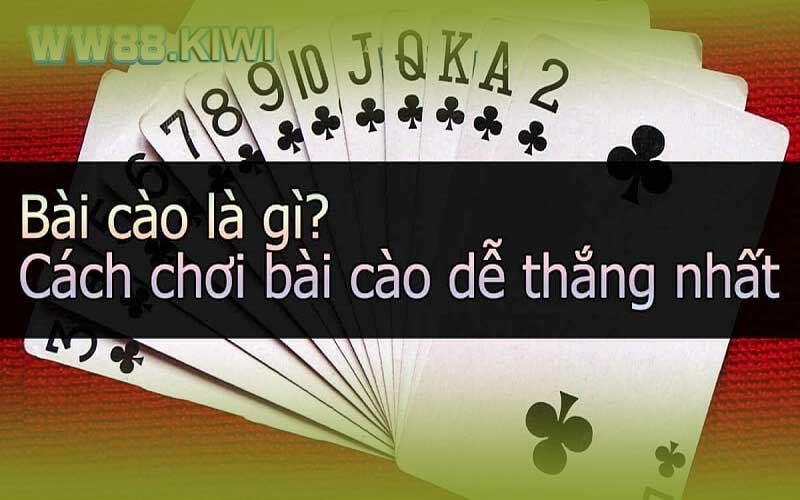 hướng dẫn chơi bài cào